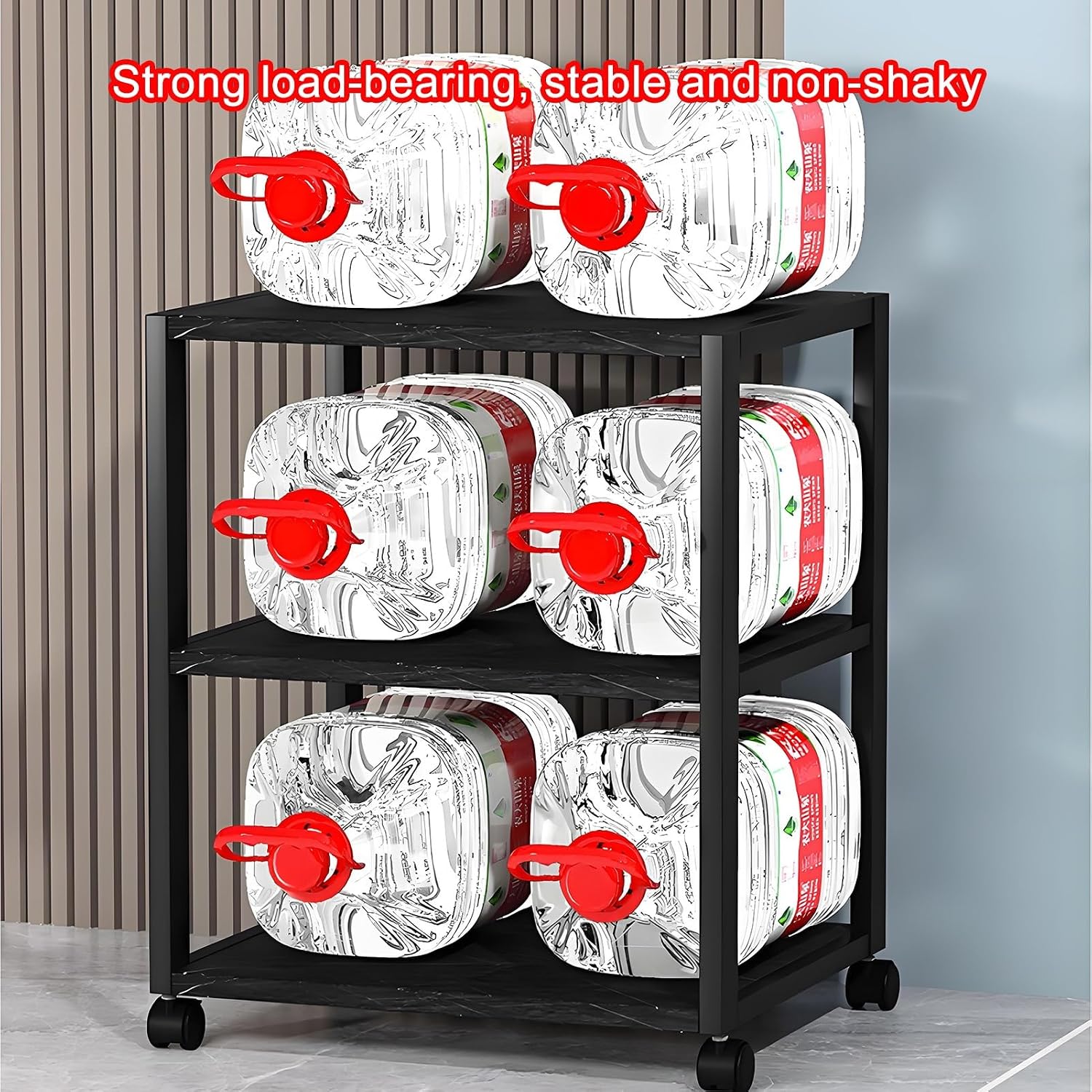 5-Tier AV Media Stand, Multi-Layer Audio Rack Cabinet, Corner Entertainment Center, Stereo Tower for TV & Audio Equipment, Modern White Finish (19.6' x 15.4' x 19.2')