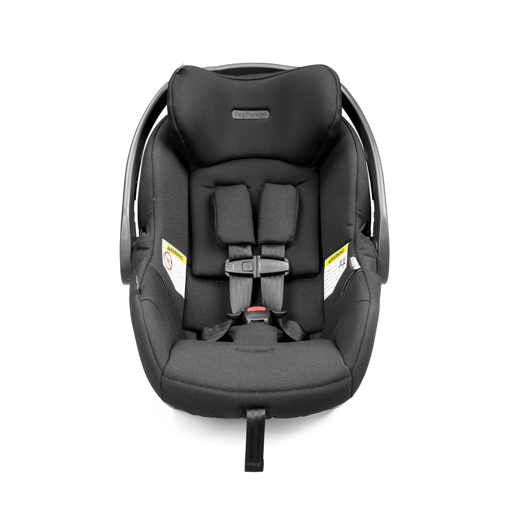 Peg Perego Primo Viaggio - Rear Facing Infant Car Seat - for Babies 4 to 30 lbs - Made in Italy - True Black (Black)