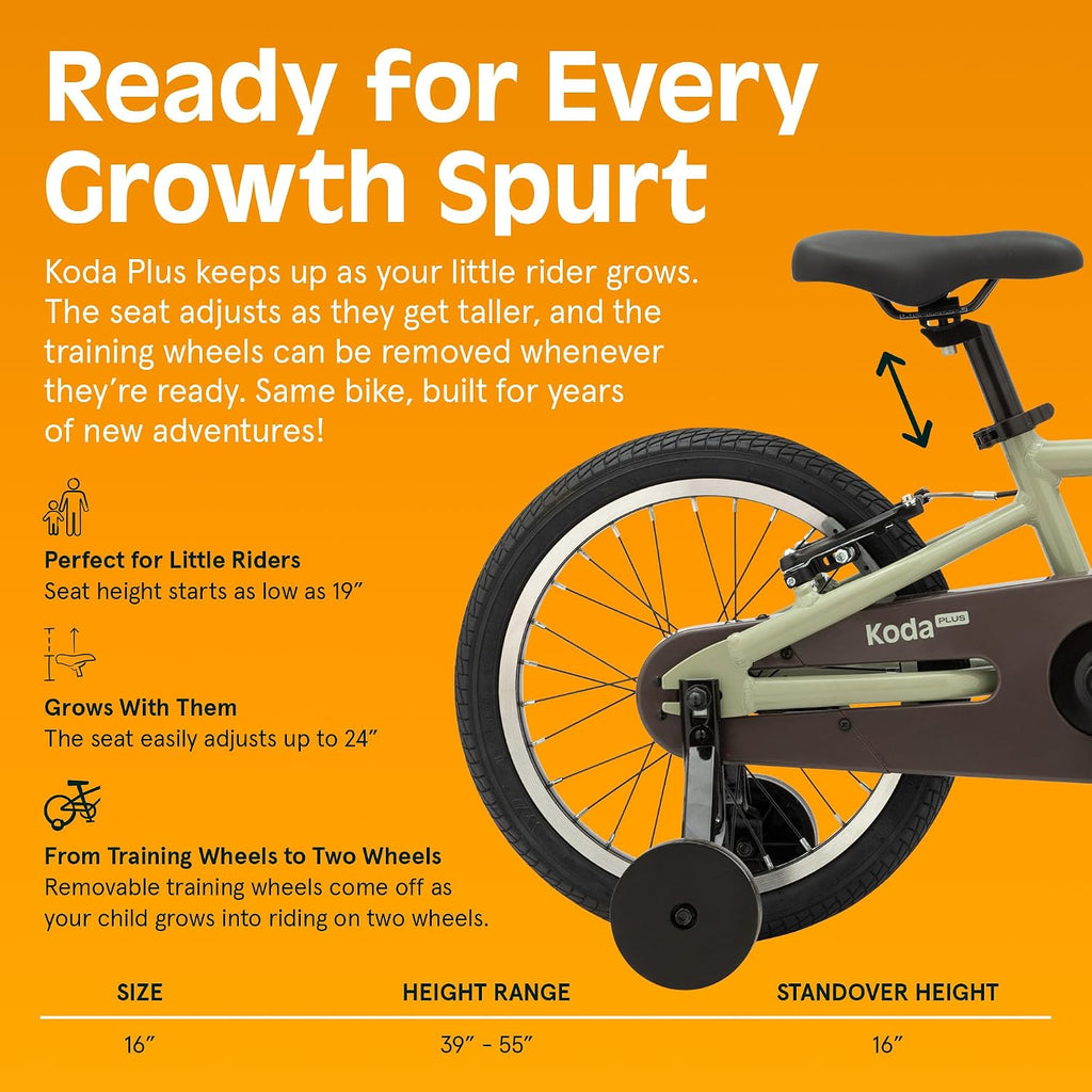 Retrospec Koda Plus Kids Bike for Boys & Girls Ages 4-6 Years - Children's Bicycle, Adjustable Seat & Handlebars