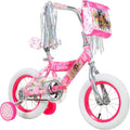 Dynacraft Barbie 12, 16, 18-inch Girls' Bike for Kids Ages 3-9 Years - Fun and Stylish Design, Sturdy and Durable, Perfect for Kids Learning to Ride, Easy to Assemble, Ideal for Young Riders