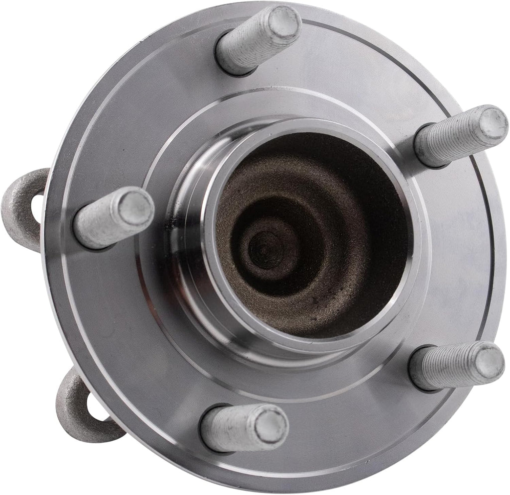 TRQ Rear Driver and Passenger Side Wheel Bearing and Hub Assembly Set 2 Piece Compatible with 2020-2022 Ford Escape Front Wheel Drive 2020-2022 Lincoln Corsair Front Wheel Drive