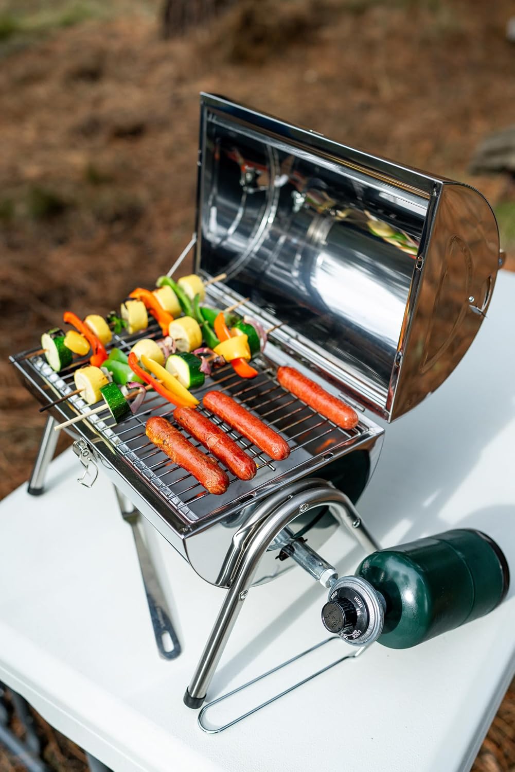 Stansport Stainless Steel Propane BBQ Grill (035)
