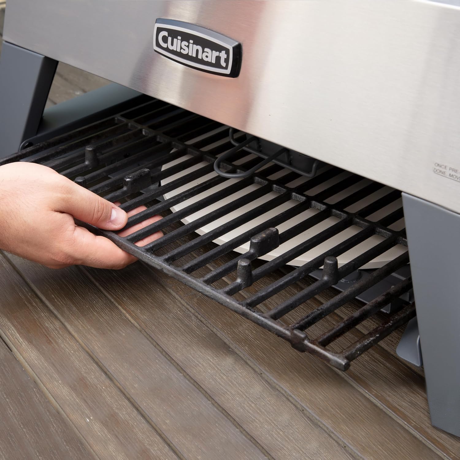 Cuisinart Portable 3-in-1 Grill, Griddle, and Pizza Oven, Perfect for BBQs