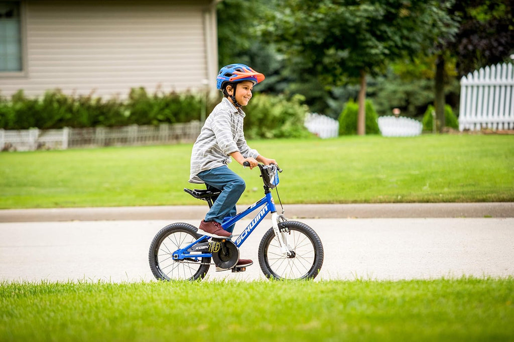 Schwinn Koen Bike, 16 Inch Bike for Kids Ages 3-7, SmartStart Ergonomic Design for Kids, Adjustable Seat Grows with your Child, Rear Coaster Brake and Front Caliper Brake, Training Bicycle