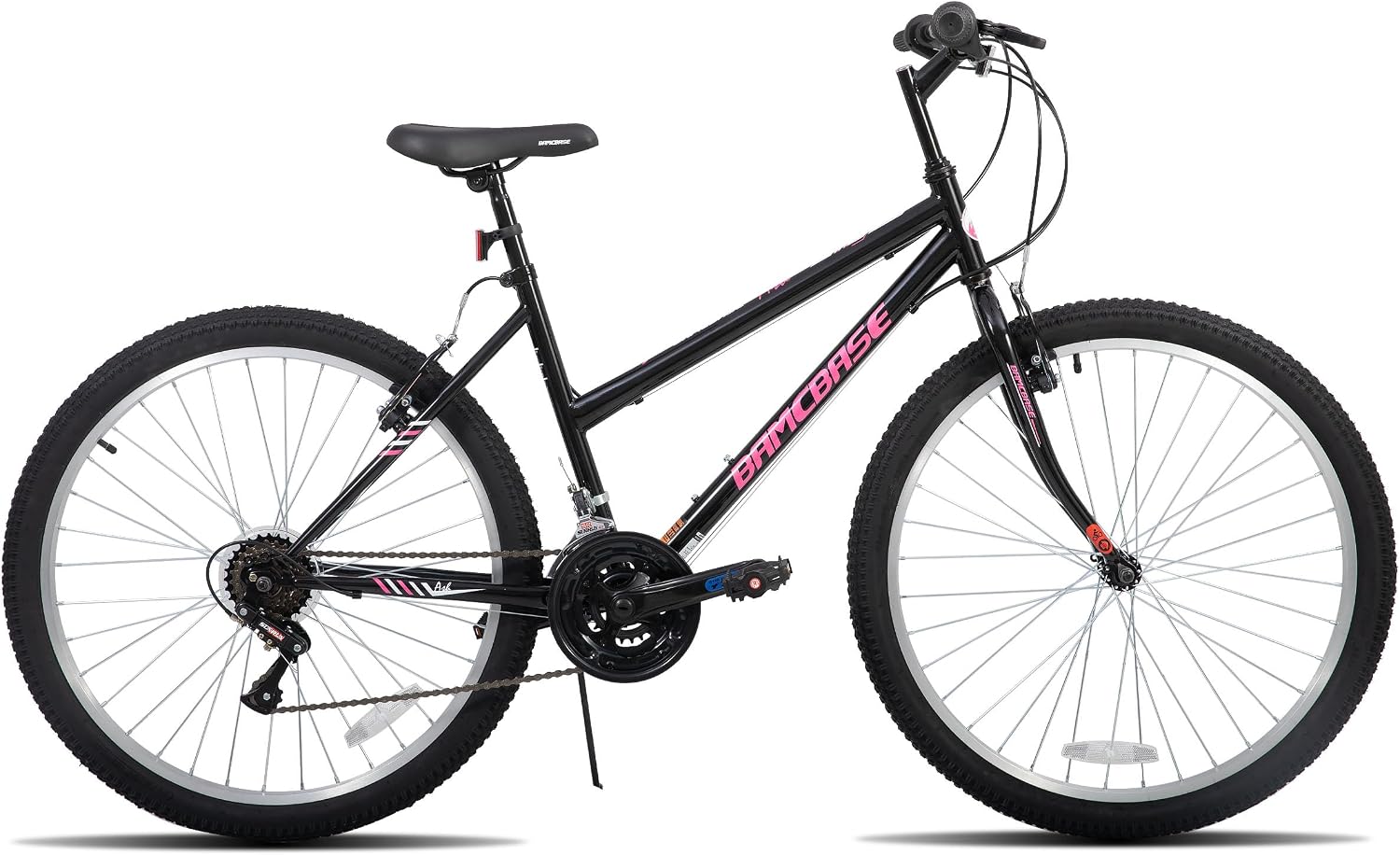 HILAND Adult 26 Inch Mountain Bike, Mens Womens Bicycle, High-Carbon Steel Frame Mountain Bicycle, Sport MTB for Adults, Multi-Color