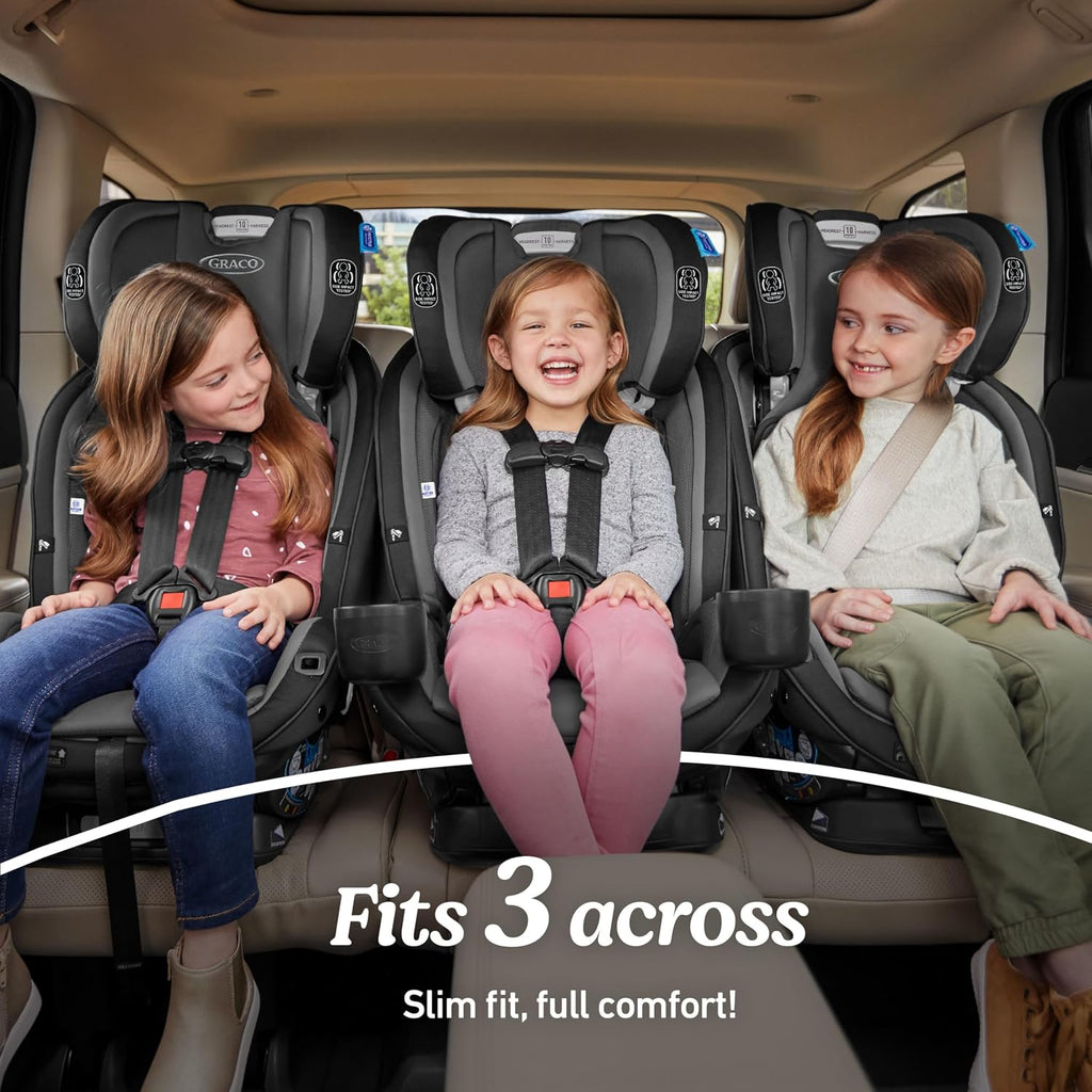 Graco® SlimFit3 LX 3-in-1 Slim Car Seat, Rear Facing, Forward Facing to Highback Booster Car Seat, Katrina