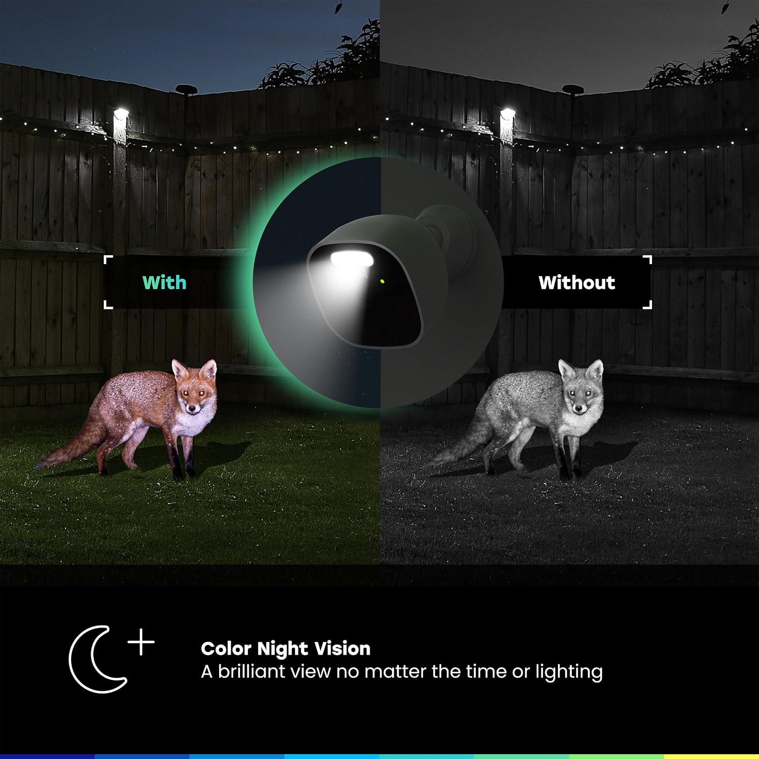 myQ Outdoor Battery Camera | 2K Camera, Color Night Vision, Spotlight, Motion Alerts, Live View with Two-Way Talk, Wireless, Weather-Resistant, Outdoor, White, 3 Pack