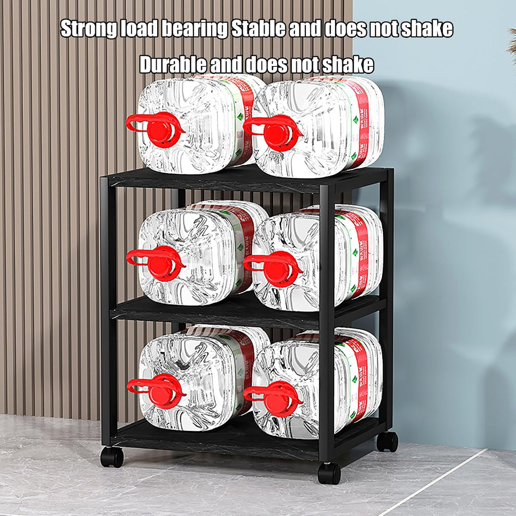 Adjustable 25 Tier Stereo Stand & Audio Cabinet Corner Media Console for Tv Gaming Equipment Small Entertainment Center with Shelvesmodern Home Furniture,Black,50x40x69cm