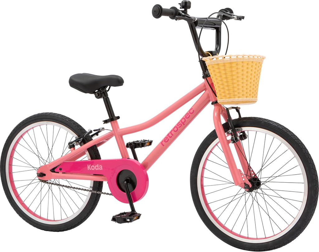 Retrospec Koda Plus Kids Bike for Boys & Girls Ages 6-8 Years - Children's Bicycle, Adjustable Seat & Handlebars