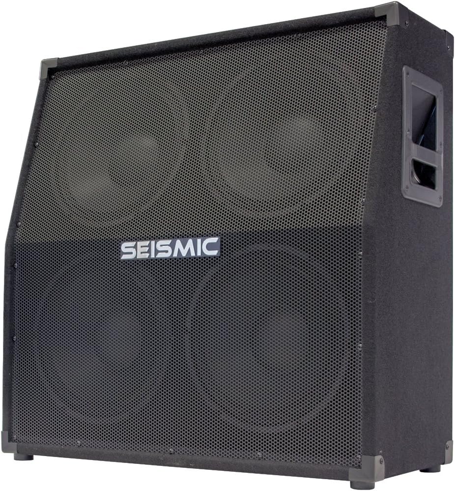 Seismic Audio - 412 Slant GUITAR SPEAKER CABINET - 4x12 400 Watts PA/DJ PRO AUDIO