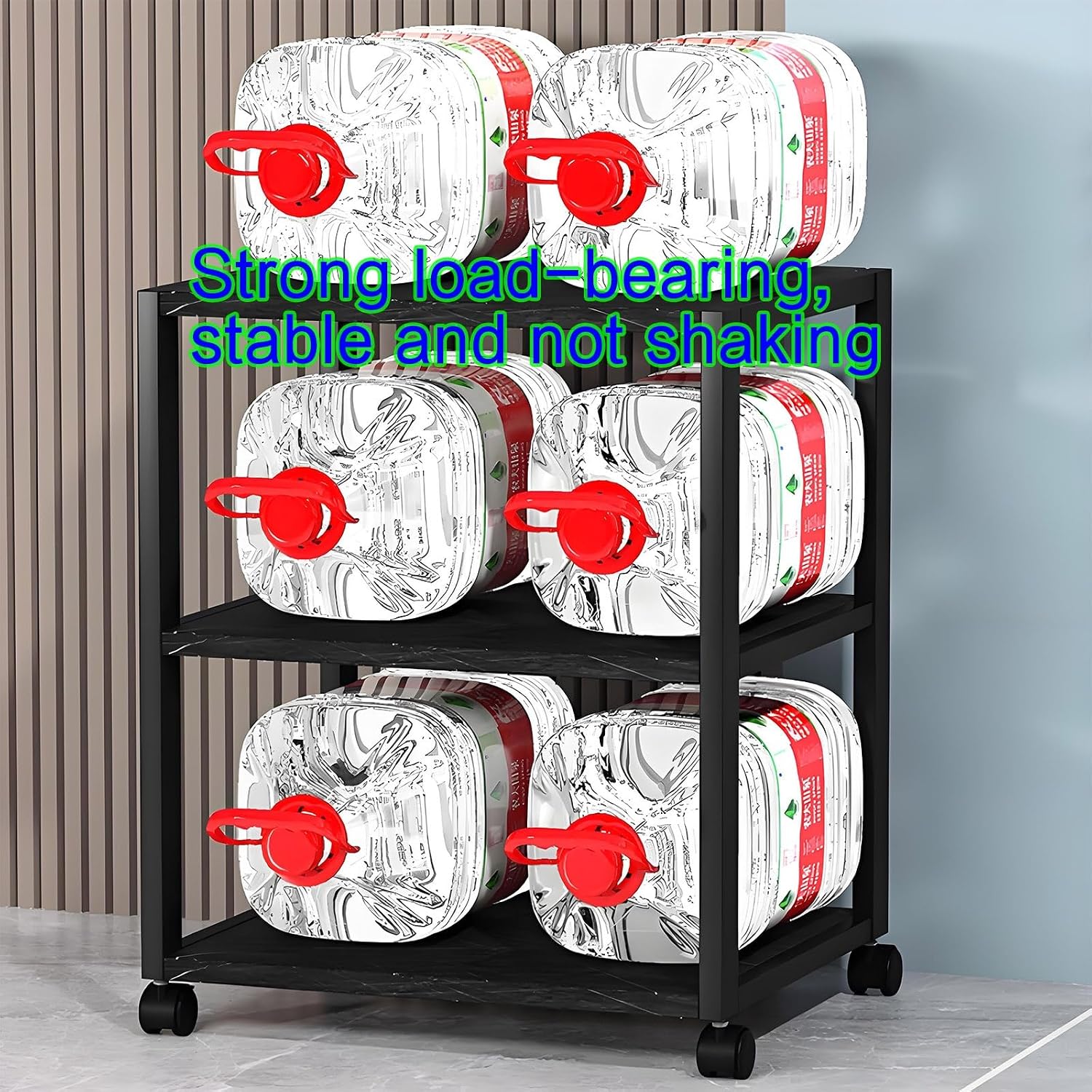 360° Rotating Audio Video Media Stand - Modern Stereo Rack Cabinet, Movable Storage Tower for Home Entertainment, Stylish White Finish, Perfect for Organizing Audio Equipment