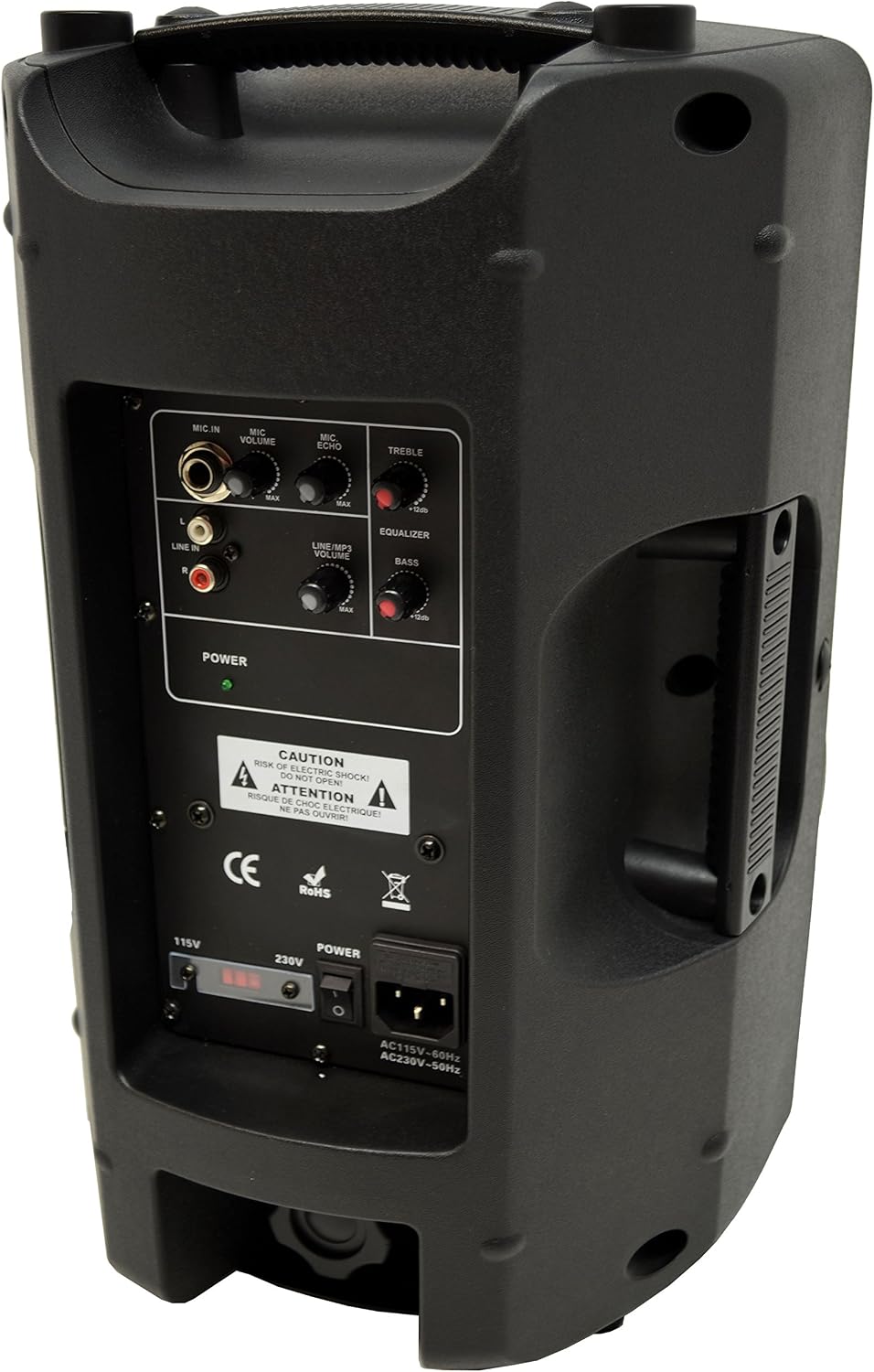Harmony Audio HA-C8A Pro DJ Concert Series 8' Powered 300W PA Speaker Cabinet