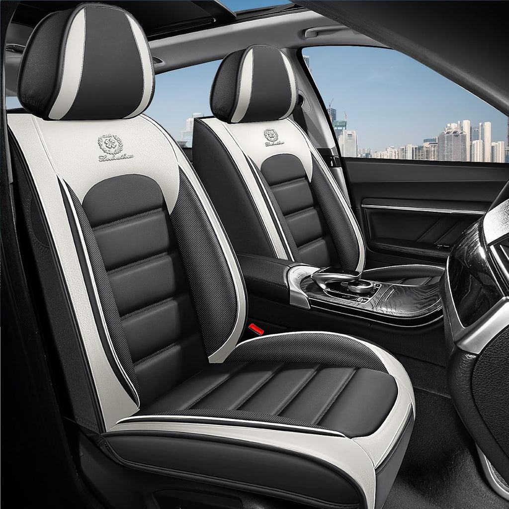 2 Seat Covers for Subaru Outback 2000-2026 Breathable Car Seat Covers,Anti-Slip Waterproof Car Seat Protectors with Airbag,Automotive Vehicle Cushion with Storage Pockets (Standard,Gray)