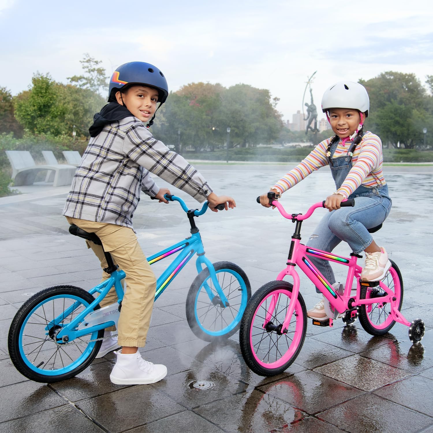 Jetson Light Rider Kids' Light-up Unisex Bike, LED Light-up Frame, 3 Different Light Modes