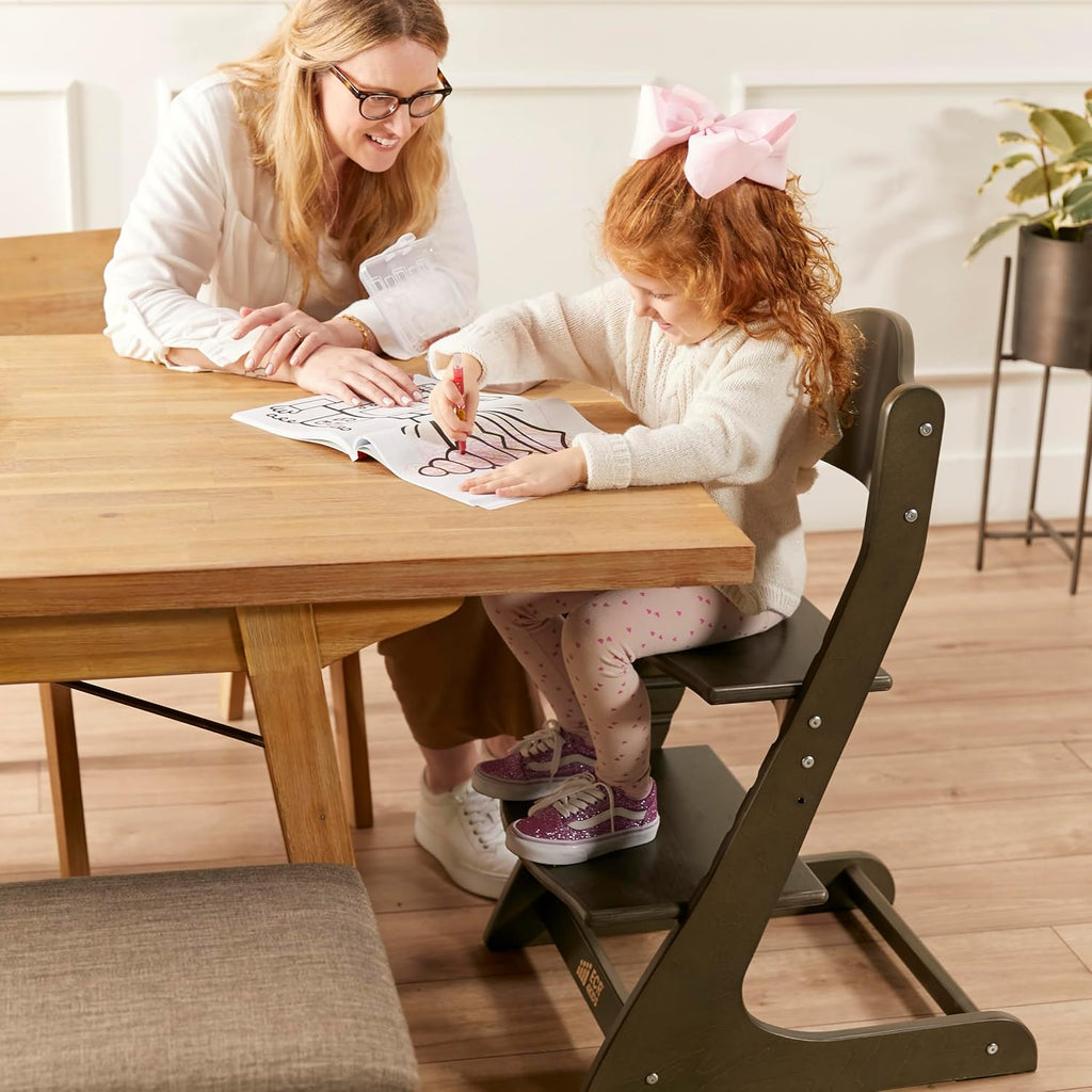 ECR4Kids Grows with Me Chair, Transitional Chair, Grey Wash
