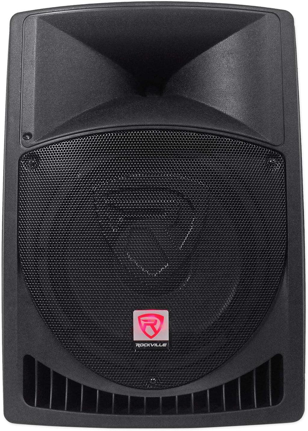 Rockville RPG12 12' 800W Powered 2-Way DJ PA Speaker, Deep Bass, EQ Control, XLR/RCA/1/4 Inputs, for Live Events and Parties