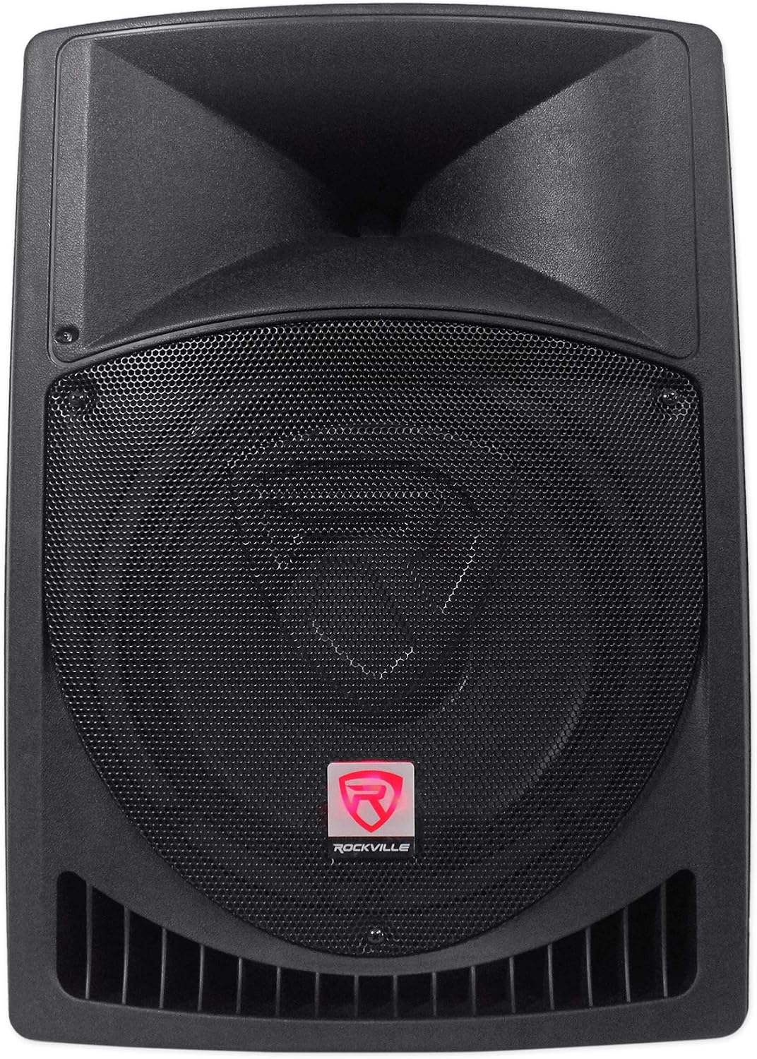 Rockville RPG12 12' 800W Powered 2-Way DJ PA Speaker, Deep Bass, EQ Control, XLR/RCA/1/4 Inputs, for Live Events and Parties