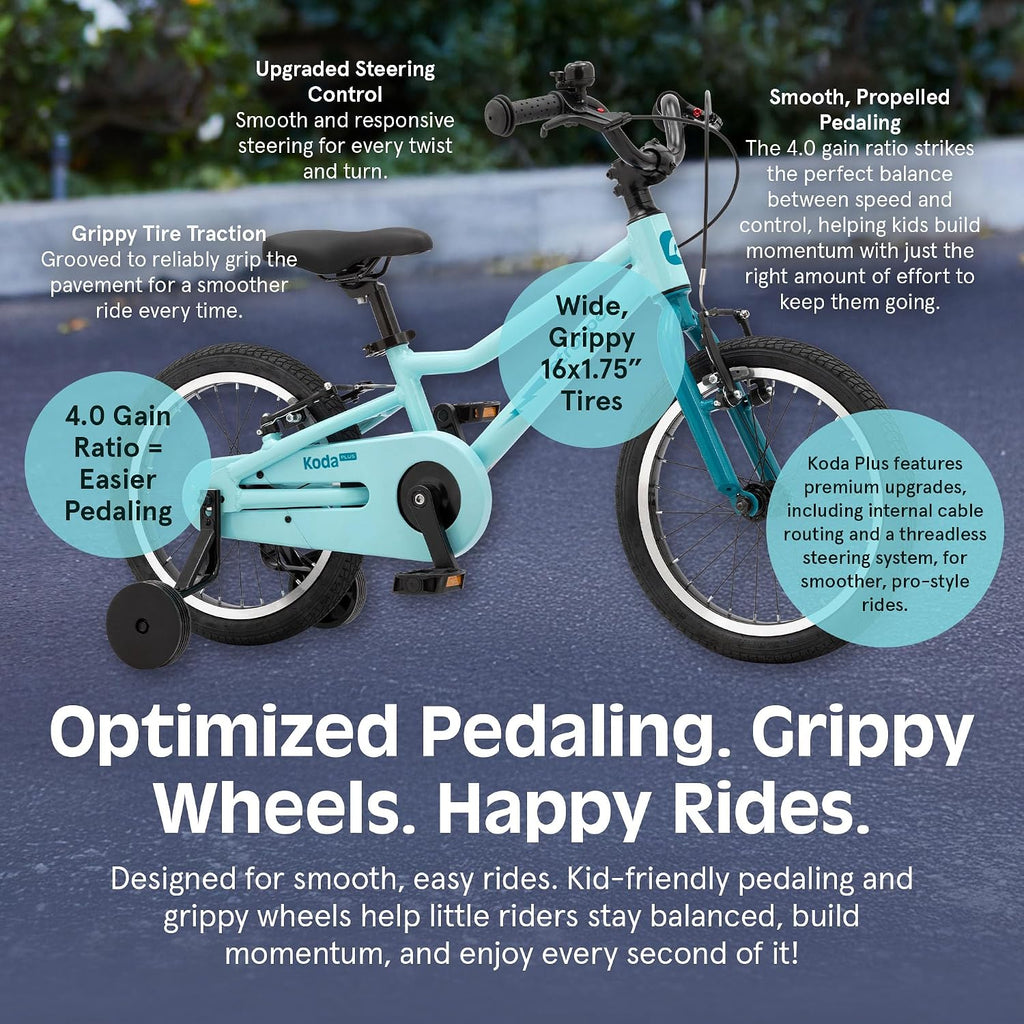 Retrospec Koda Plus Kids Bike for Boys & Girls Ages 4-6 Years - Children's Bicycle, Adjustable Seat & Handlebars