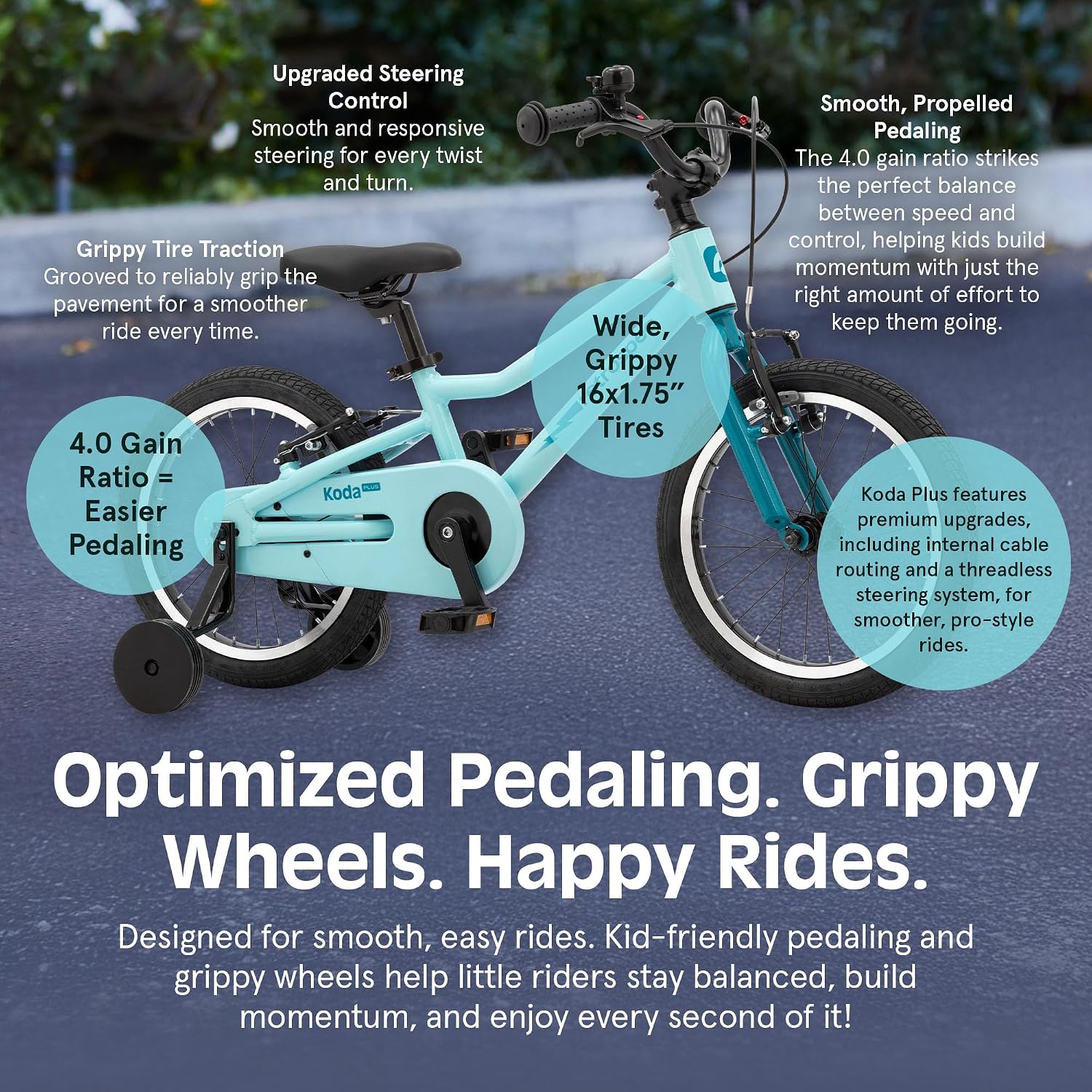 Retrospec Koda Plus Kids Bike for Boys & Girls Ages 4-6 Years - Children's Bicycle, Adjustable Seat & Handlebars