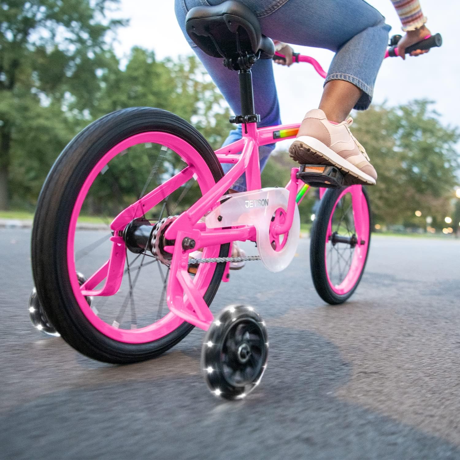Jetson Light Rider Kids' Light-up Unisex Bike, LED Light-up Frame, 3 Different Light Modes