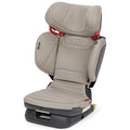Peg Perego Viaggio Flex 120 Booster, 4D Total Adjust for Safety & Comfort, No Armrests, Compact Fold for Travel, 40-120 lbs, Made in Italy, Astral (Beige)
