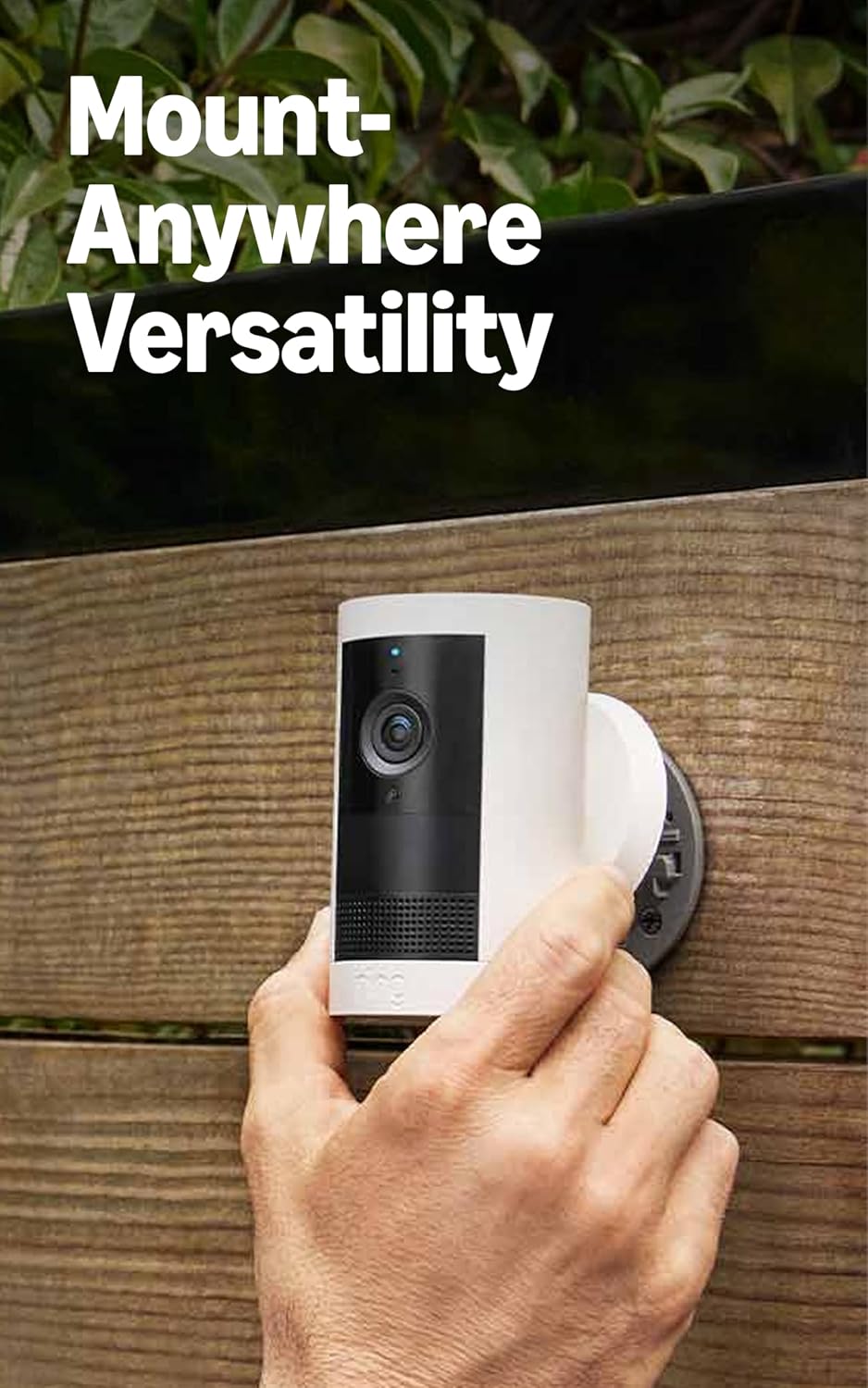 Ring Outdoor Cam Plus, Battery (newest model), Home or business security, Wide-Angle 2K Video with Ring Vision, Low-Light Sight for full-color night vision, Mount-Anywhere Versatility, 2-pack, Black