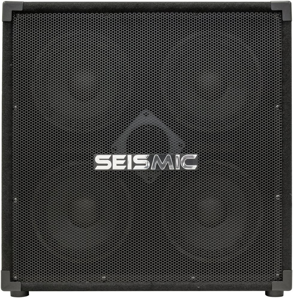Seismic Audio - 4x8 Bass Guitar Speaker Cabinet PA DJ 500 Watts 4 8 with horn