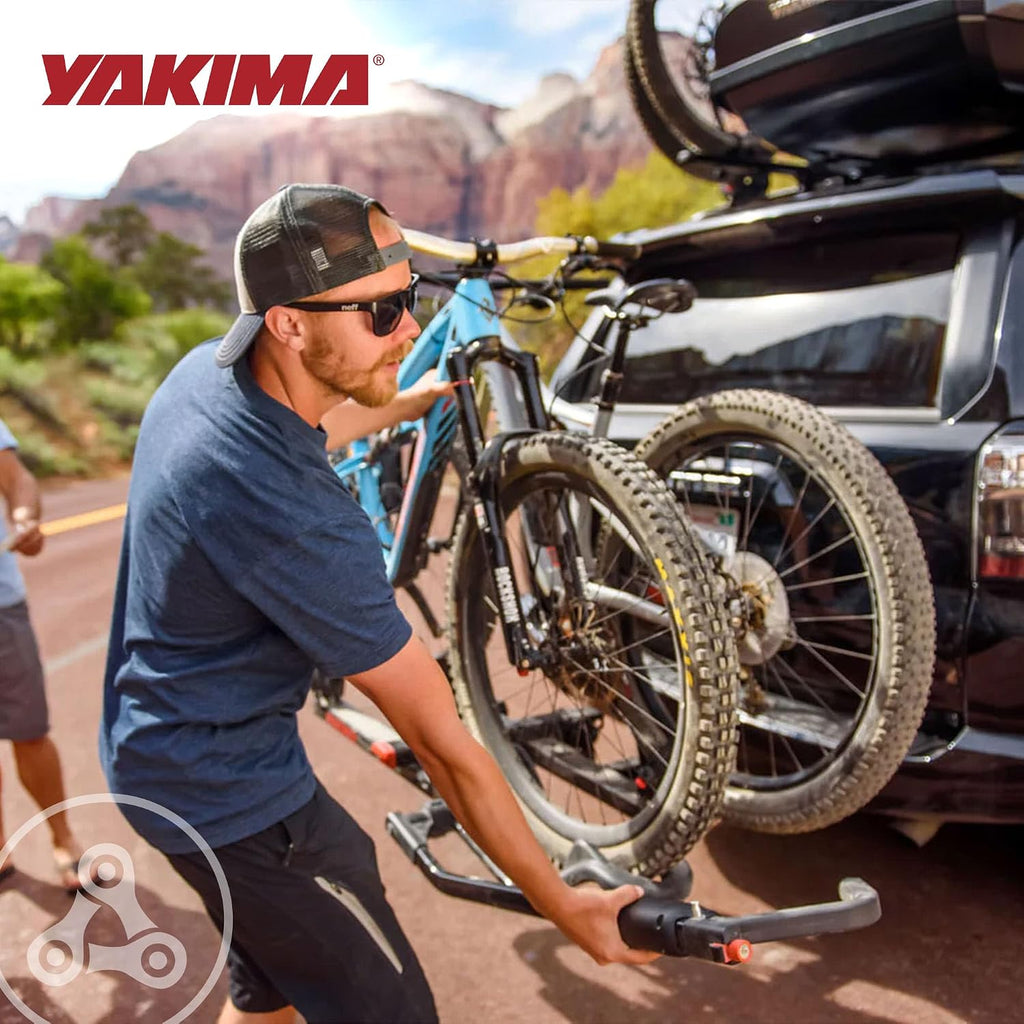 YAKIMA, HoldUp Hitch Mount Tray Bike Rack