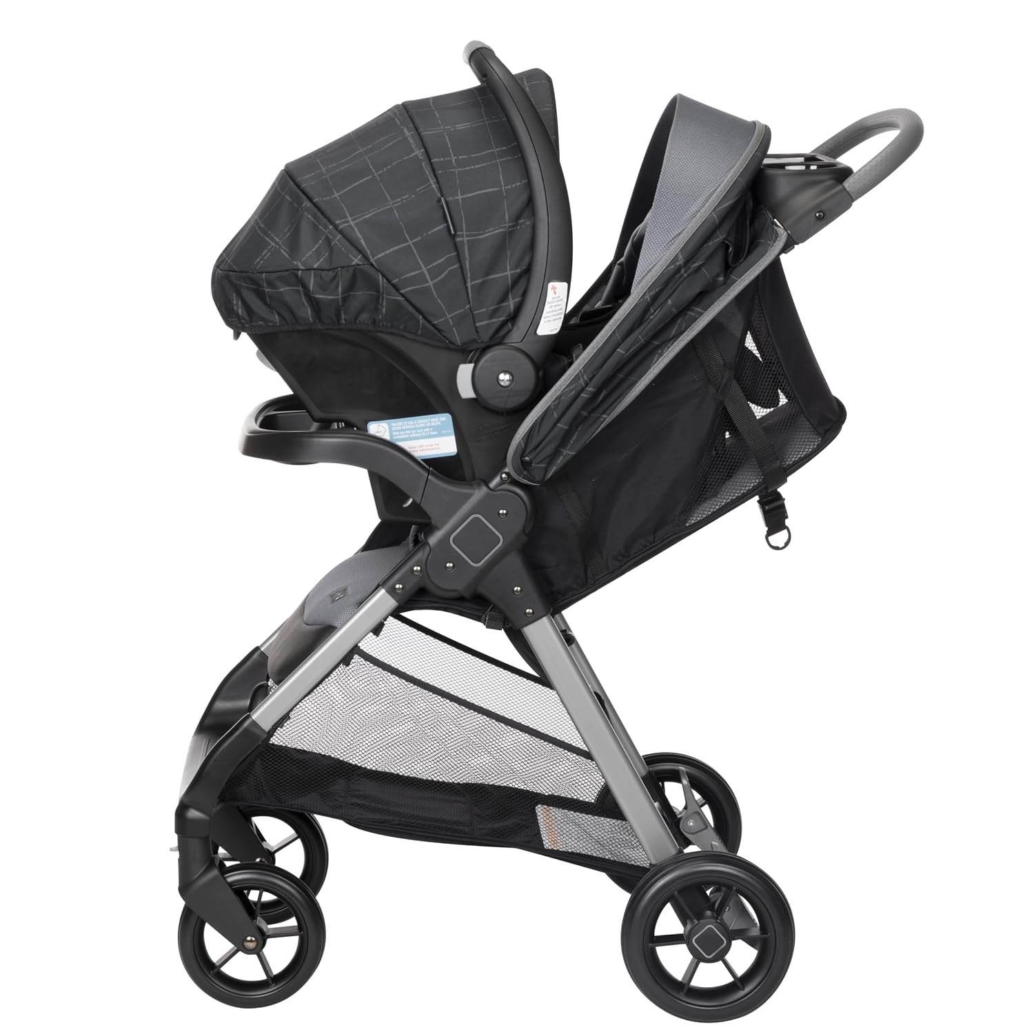 Safety 1st Smooth Ride QCM Travel System, Fast, 1-Hand Lift to fold, High Street
