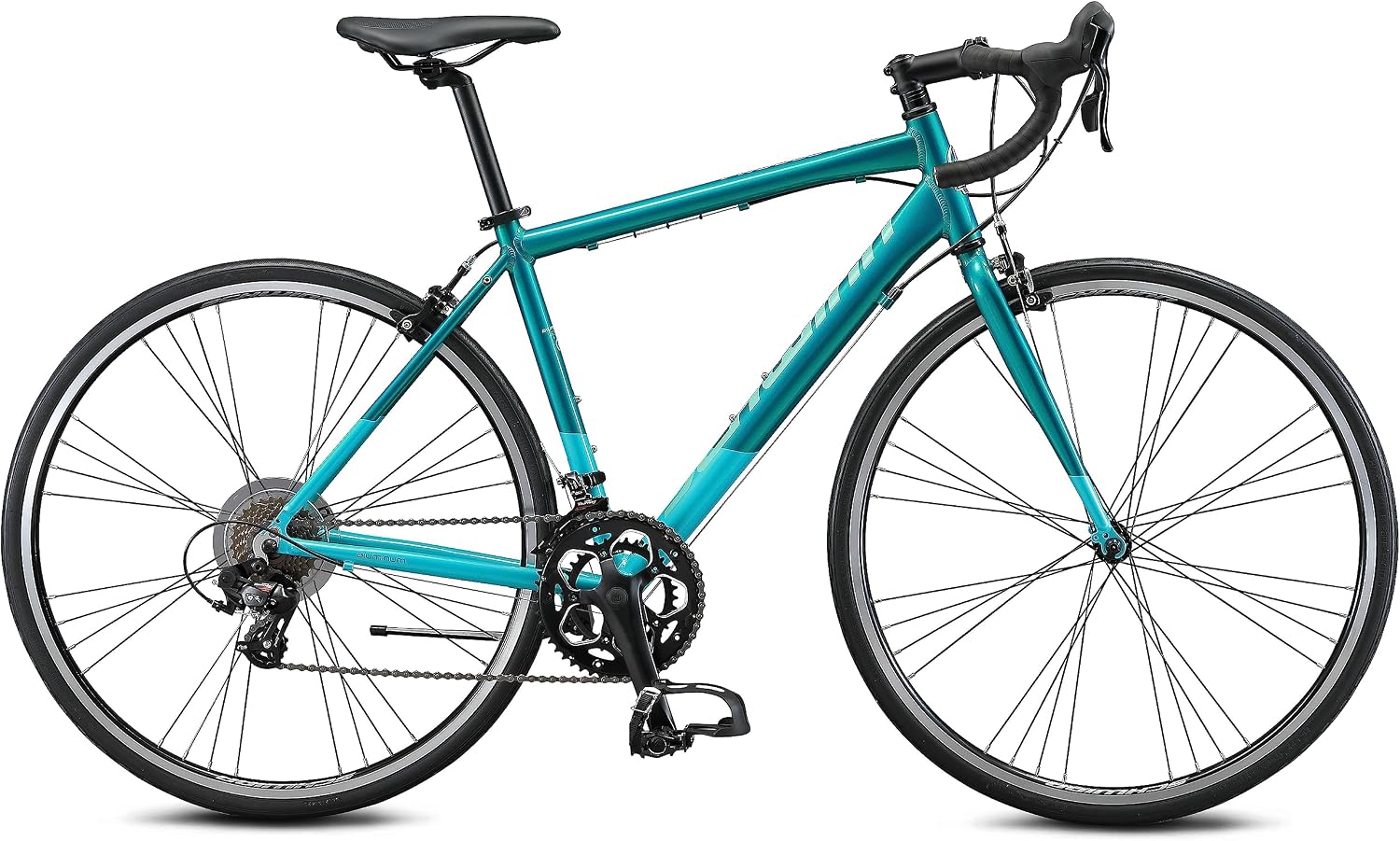 Schwinn Phocus 1.6 Disc Road Bike, 700c Bike for Men and Women, 16-Speed Road Bicycle, Lightweight Aluminum Frame, Alloy Carbon Fork, Disc Brakes, Aerodynamic Riding Position, Bikes for Adults