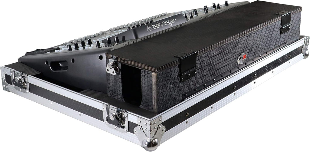 ProX XS-BX32DHW ATA Digital Audio Mixer Flight Case for Behringer X32 Console with Doghouse compartment and Caster wheels