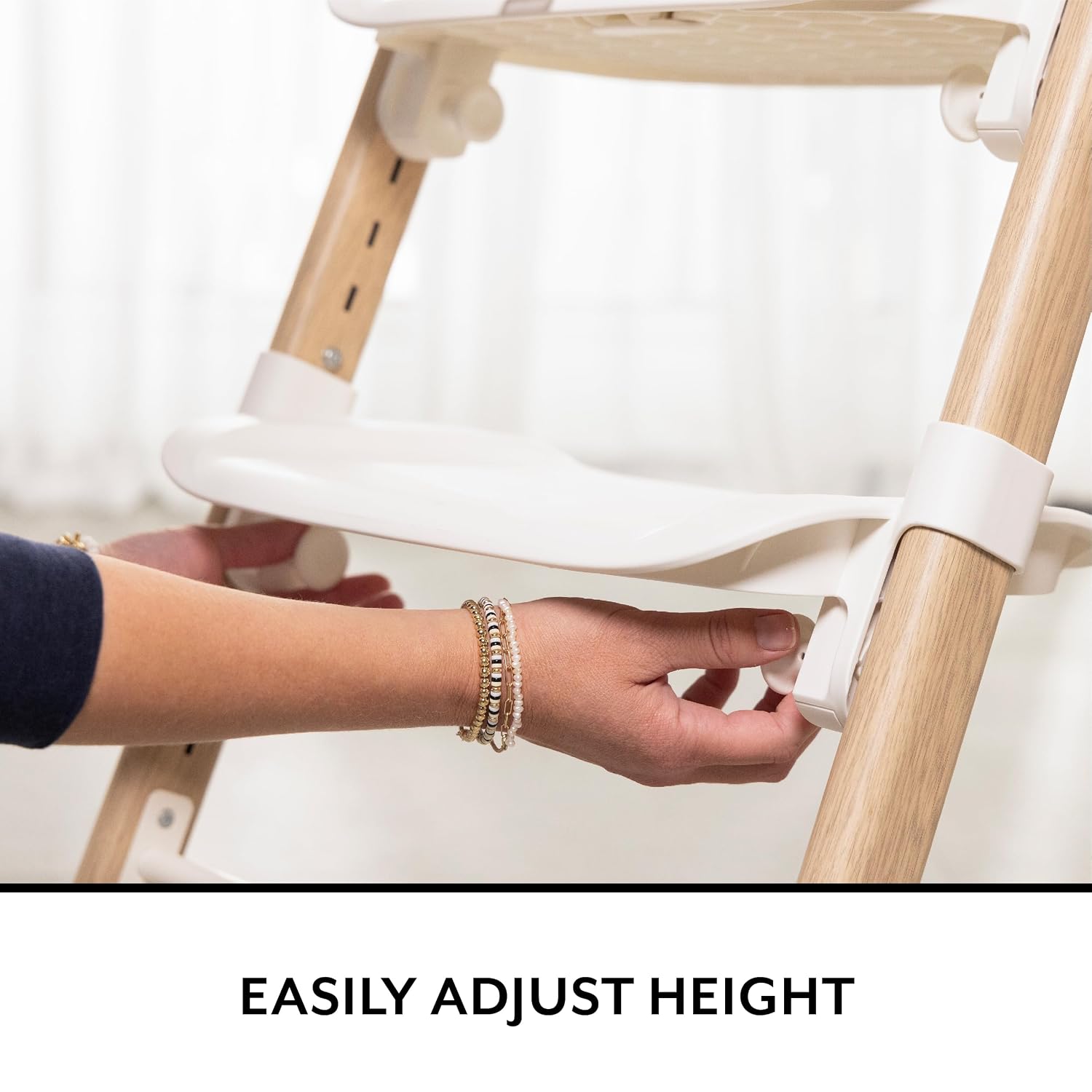 Evenflo RightSeat Multistage High Chair (Sea Salt White)