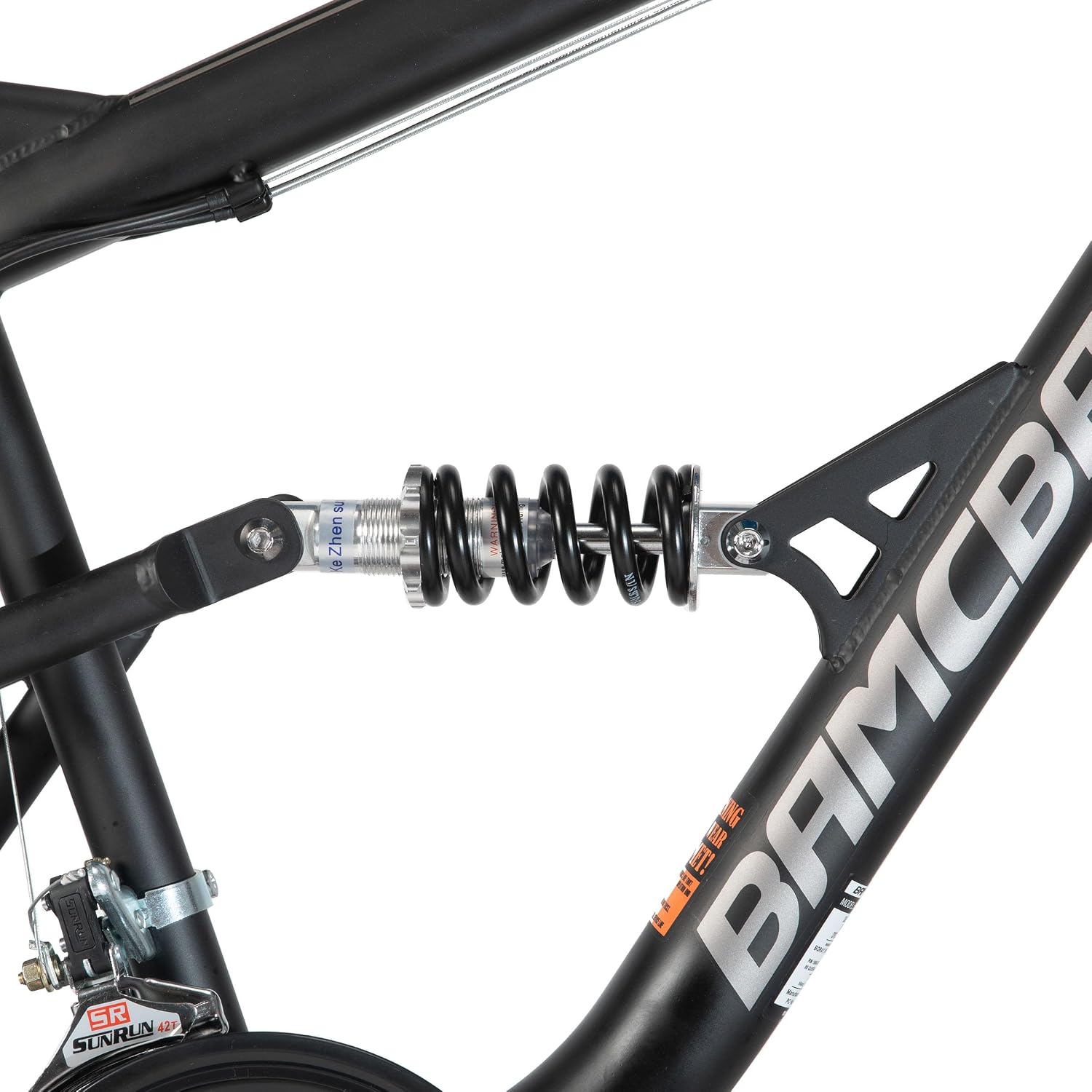 Hiland Full Suspension Mens Mountain Bike, 18 Speed, 26 Inch Wheel, Dual V Brake Bike for Men Womens Adult Bicycle