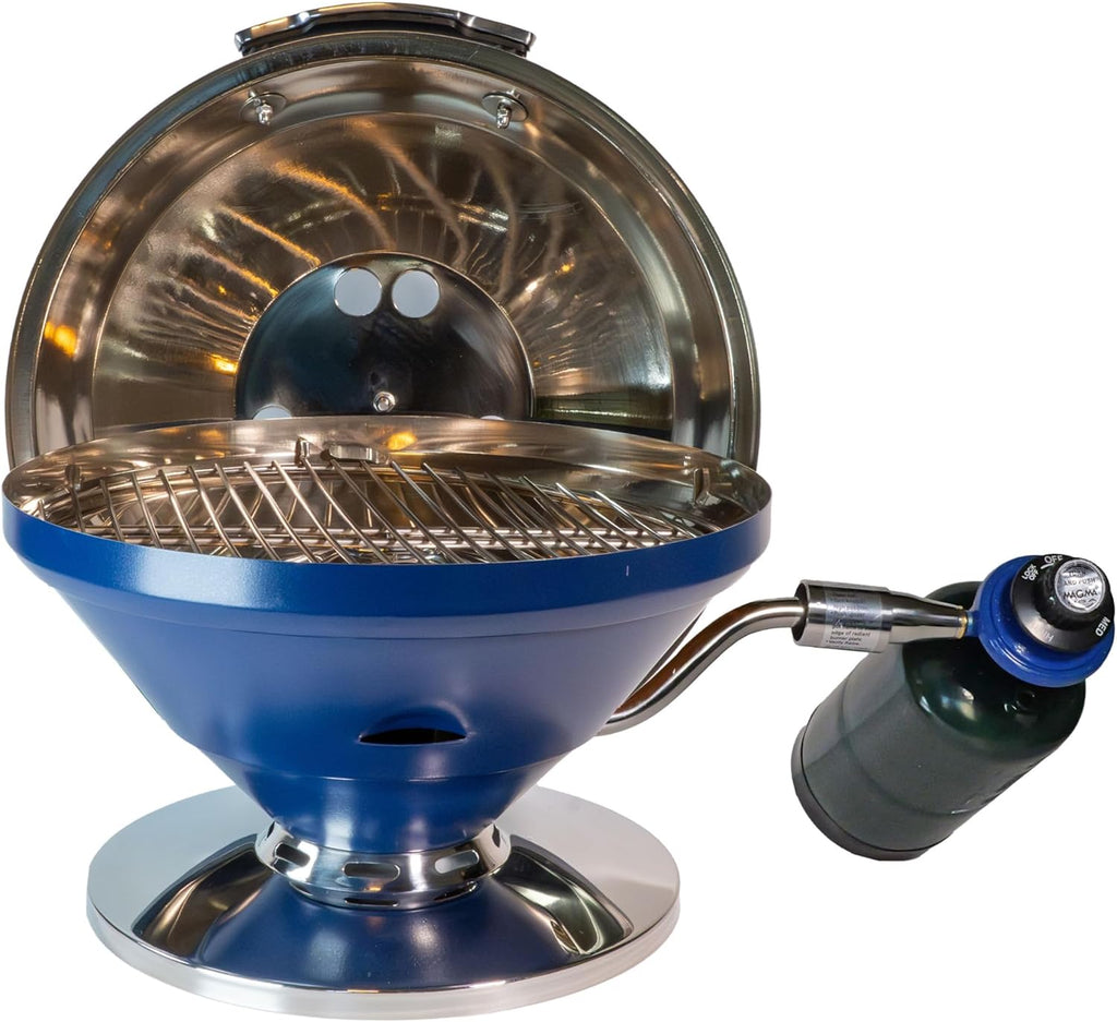 Magma C10-105-MB Midnight Blue Beach Fire Gas Grill | Portable Gas BBQ | Compact Propane Grill | Stylish Outdoor Cooker