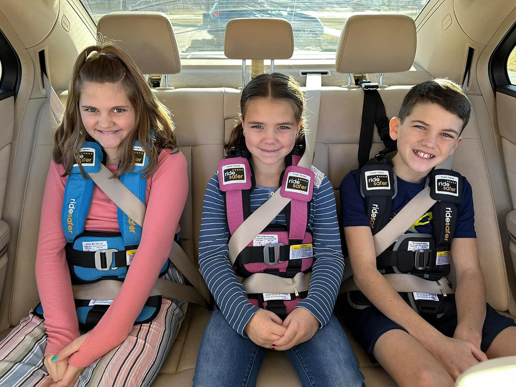 RideSafer Gen 5 - Large Blue, Lightweight, Compact, Portable Car Seat - Perfect for Travel and Everyday Child Safety