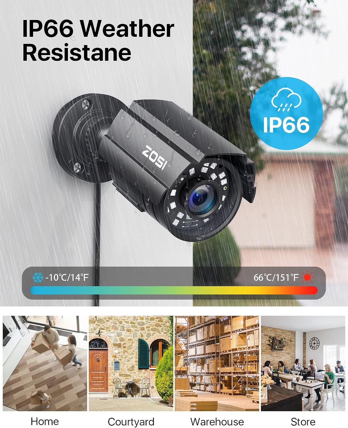 ZOSI 16CH Security Camera System with AI Human Vehicle Detection,16 Channel DVR with 4TB Hard Drive,16pcs 1920TVL 1080p Surveillance Cameras Indoor Outdoor,Night Vision,Remote Access,24/7 Recording