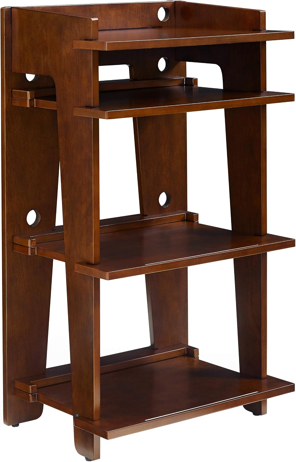 Crosley Furniture Soho Record Player Stand, Media Console with Vinyl Storage, Modern Home Organizer, Mahogany