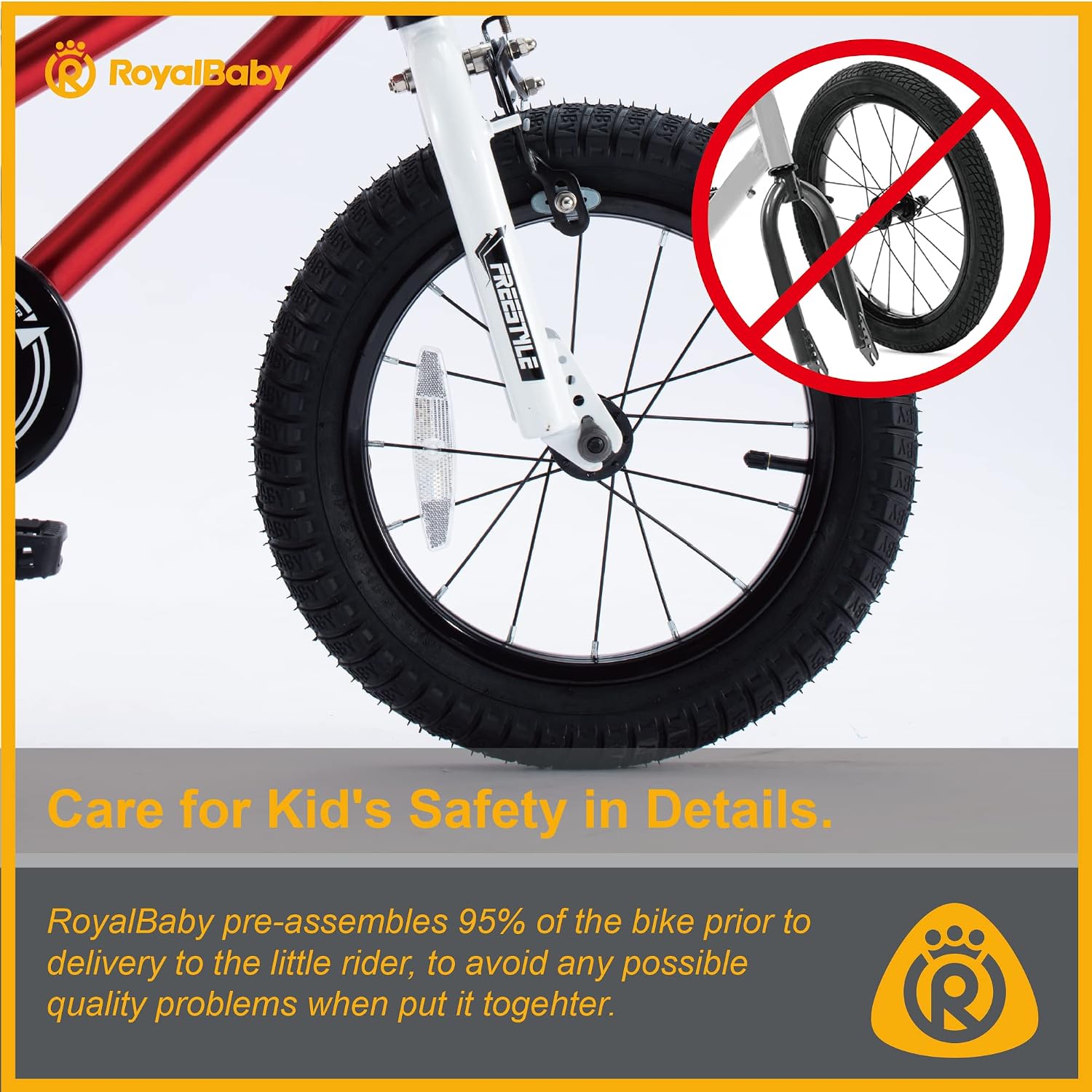 RoyalBaby Kids Bike Freestyle Classic 12 14 16 18 Inch Children Bicycle for Ages 3-10 Years Toddler to Big Kids