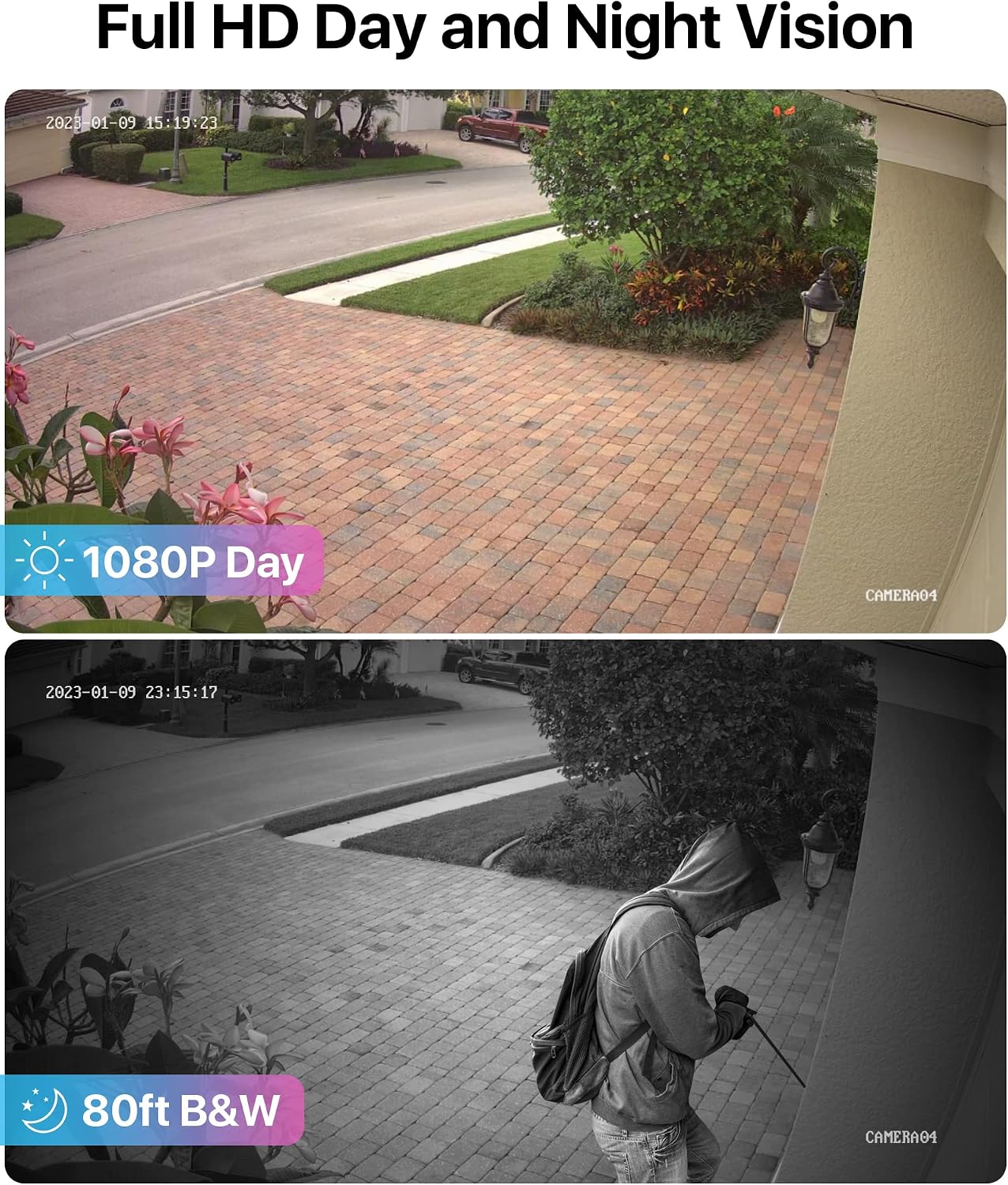ZOSI 16CH Security Camera System with AI Human Vehicle Detection,16 Channel DVR with 4TB Hard Drive,16pcs 1920TVL 1080p Surveillance Cameras Indoor Outdoor,Night Vision,Remote Access,24/7 Recording