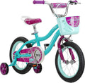 Schwinn Elm Bike, 14 Inch Bike for Kids Ages 3-4, SmartStart Ergonomic Design for Kids, Adjustable Seat Grows with your Child, Rear Coaster Brake and Front Caliper Brake, Training Bicycle