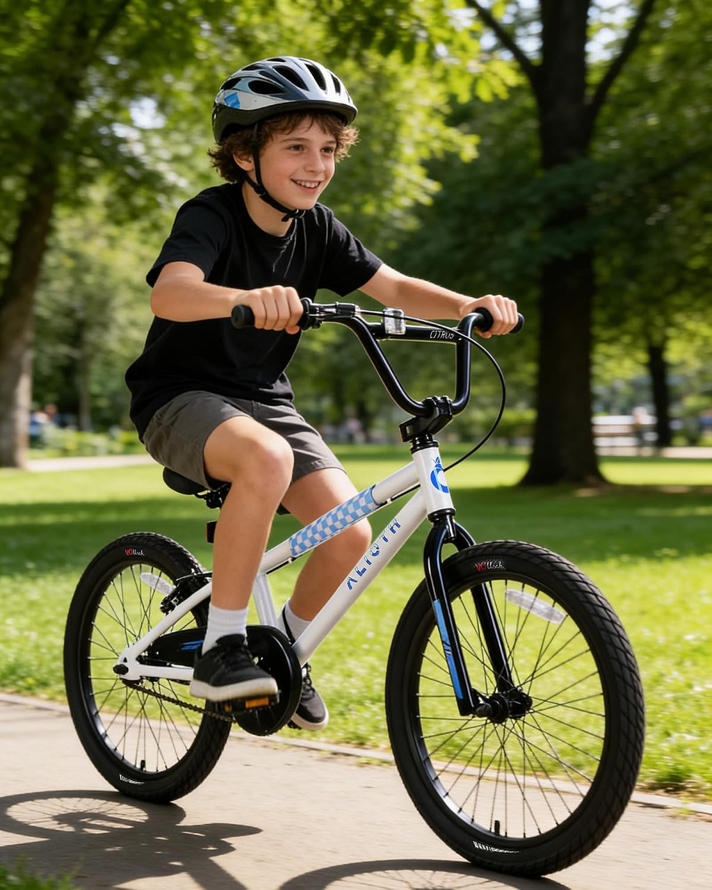 vollsch BMX Style 12 14 16 Inch Kids Bike Training Wheels 20'' Bicycle with Kickstand for 2-14 Years Old Toddlers Boys Girls Coaster Brake Multiple Colors