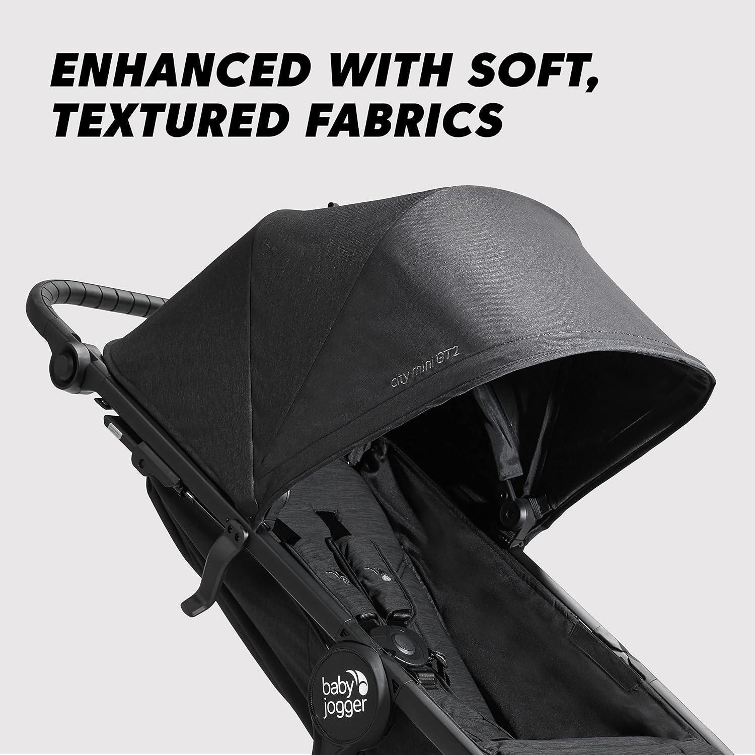 Baby Jogger® City Mini GT2 All-Terrain Travel System, Car Seat Stroller Combo with City GO 2 Infant Car Seat, One Hand Fold Baby Stroller, Opulent Black