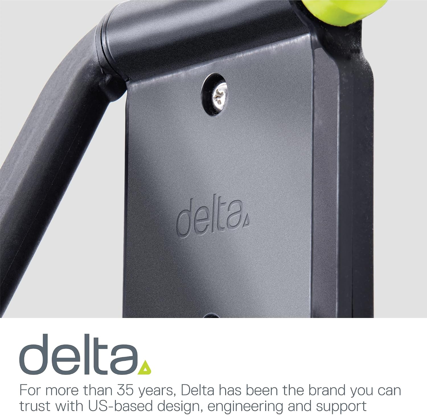 Delta Wall Ride Bike Rack Wall Mount with Tire Wall Guard (4-Pack) Cycle – Vertical Bike Mount Holds Up to 100 lbs – Fully Adjustable Vertical Hook Design Provides Easy Bicycle Storage