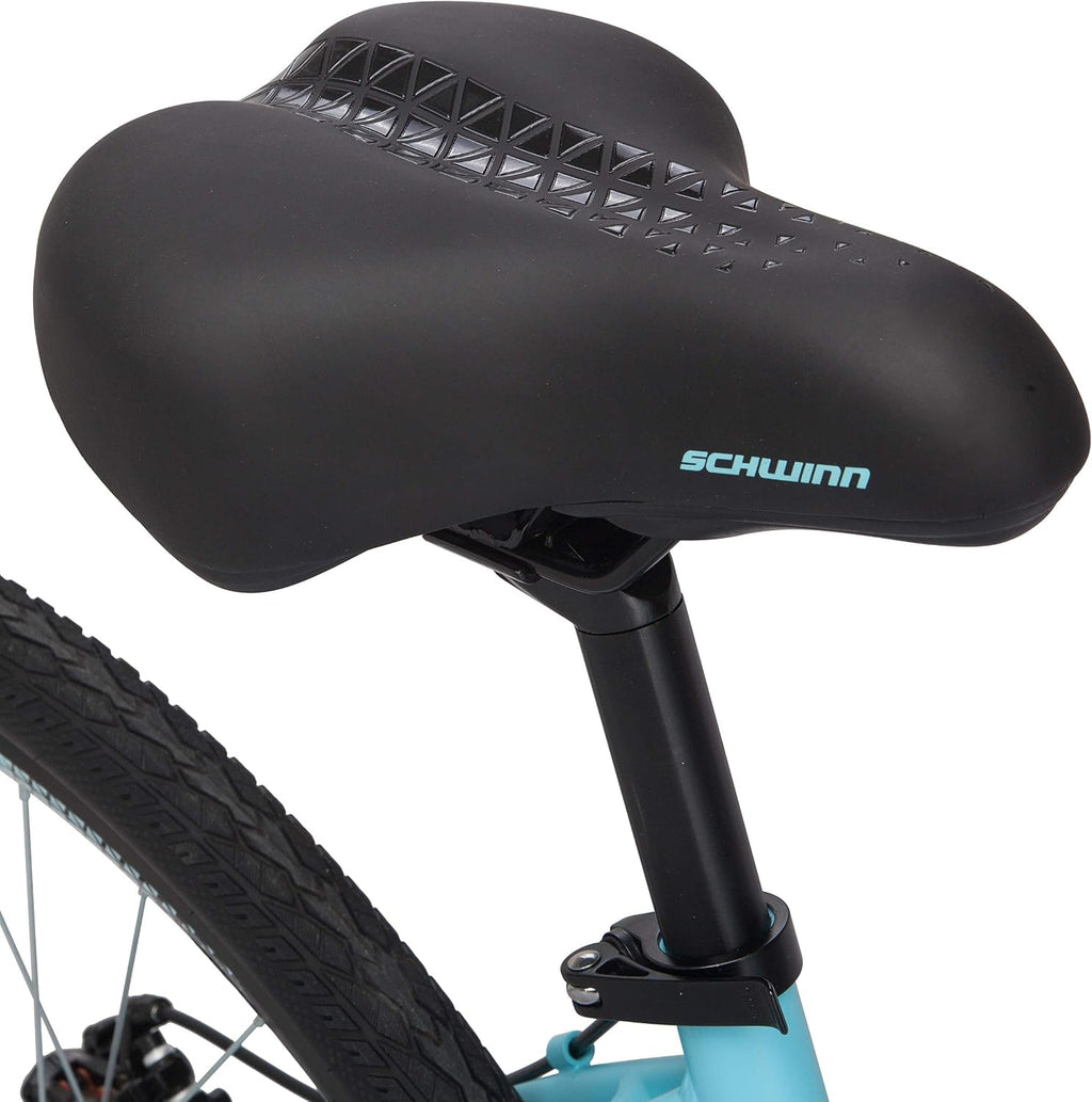 Schwinn GTX Comfort Adult Hybrid Bike, Men and Women, Dual Sport Bicycle, 700c Wheels, Step-Through or Step-Over Lightweight Aluminum Frame