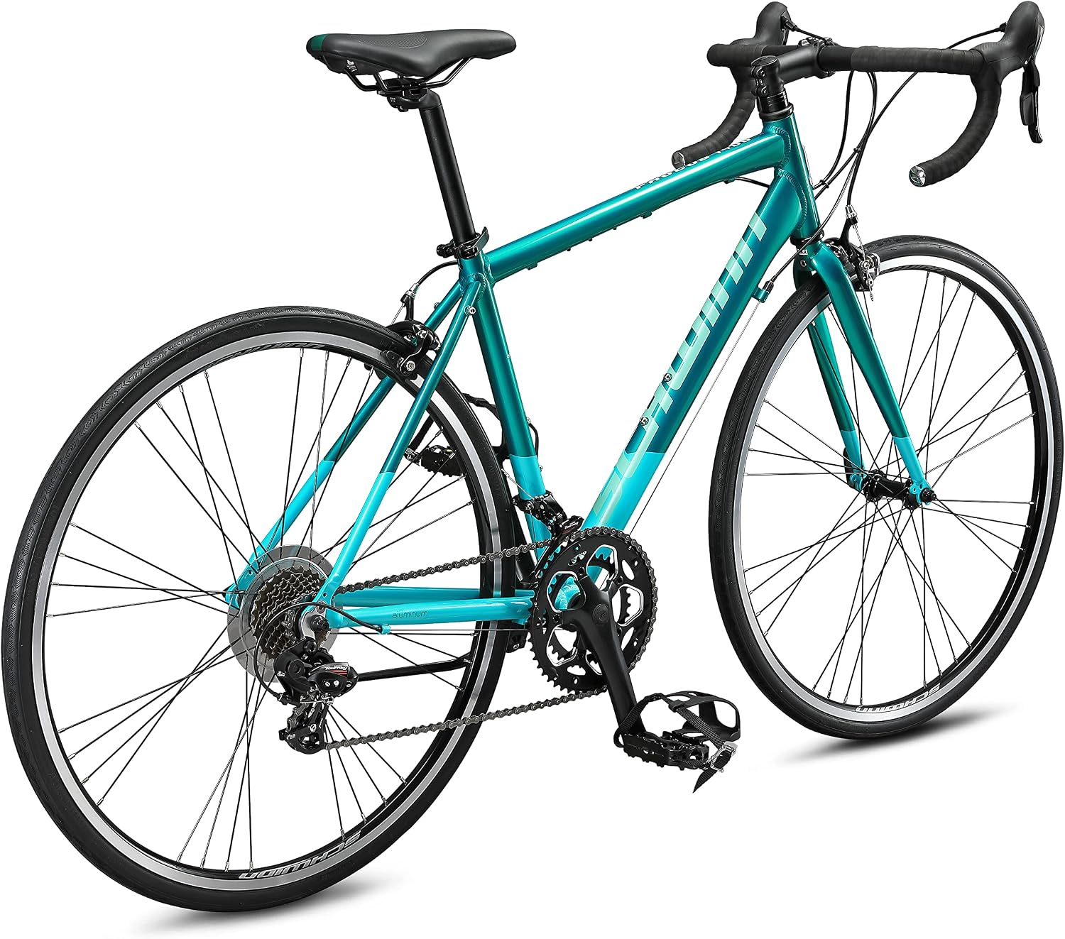 Schwinn Phocus 1.6 Disc Road Bike, 700c Bike for Men and Women, 16-Speed Road Bicycle, Lightweight Aluminum Frame, Alloy Carbon Fork, Disc Brakes, Aerodynamic Riding Position, Bikes for Adults