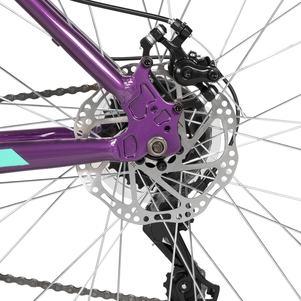 HILAND 20 Inch 26 Inch Mountain Bike for Women Girl, Lock-Out Suspension Fork, Aluminum Frame, Adult Ladies Mens MTB Bicycle