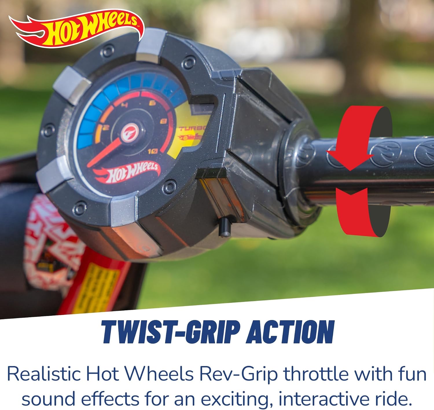 Dynacraft Hot Wheels Boys BMX Bikes Sizes 12' - 18' for Ages 3-9 Years in red, Black, with Handlebar rev Grip Play Feature