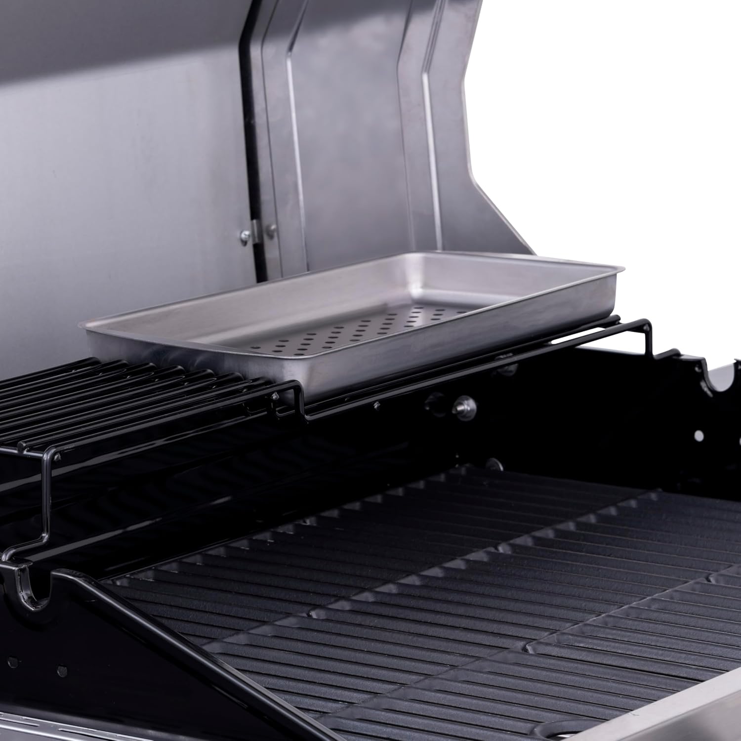 Charbroil Performance Series Convective 4-Burner with Side Burner Cabinet Propane Gas Grill, Stainless Steel - 463354021