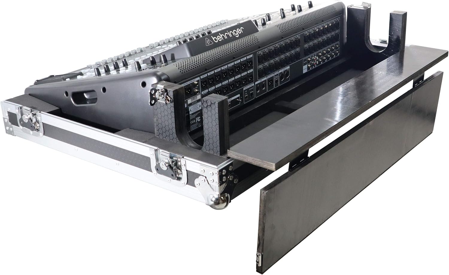 ProX XS-BX32DHW ATA Digital Audio Mixer Flight Case for Behringer X32 Console with Doghouse compartment and Caster wheels