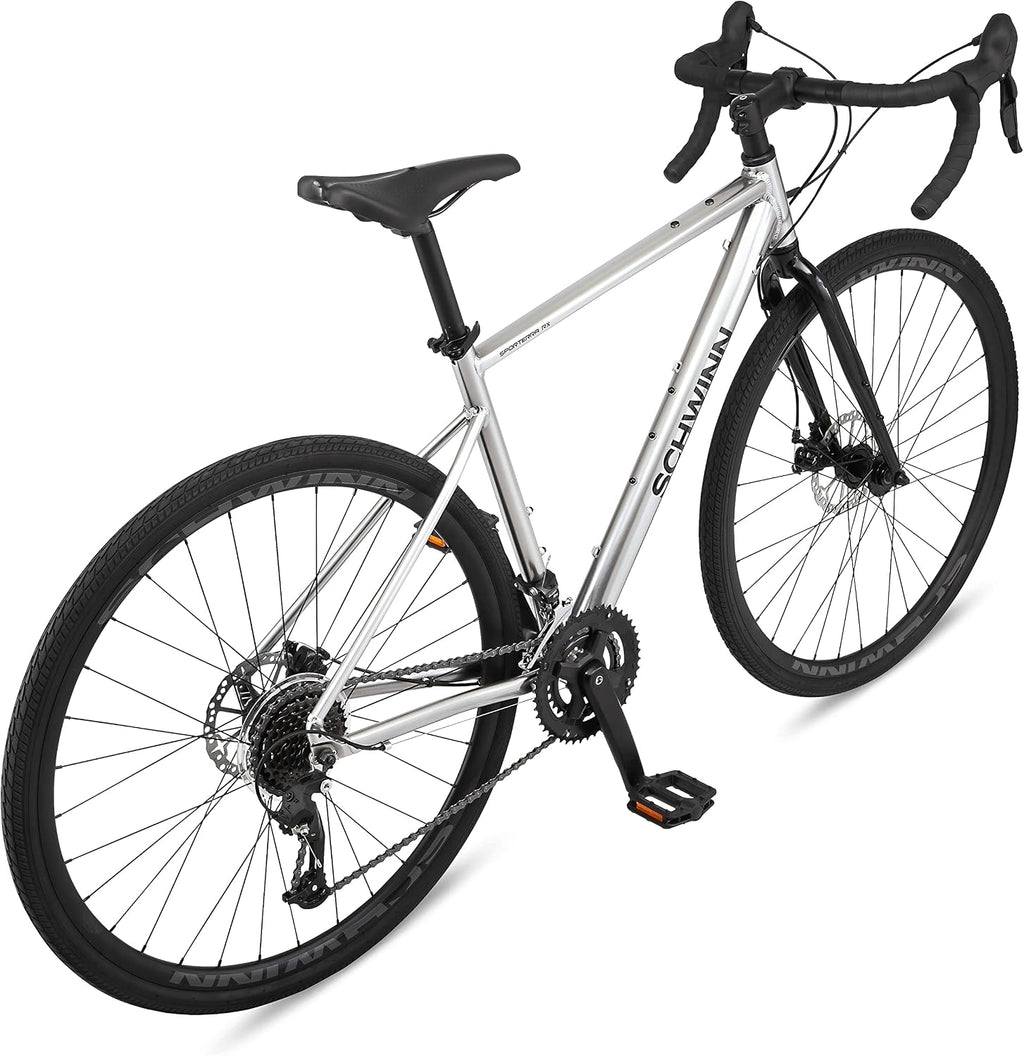 Schwinn Sporterra RX Gravel Bike, 700c Mens and Womens Bike, 14-Speed Drop Bar Gravel Bicycle, Mechanical Disc Brakes, Rigid Fork, Aerodynamic Riding Position, Quick Release Seat Post, Adult Bicycle | Drop Bar, Gravel Bicycle, Rigid Fork